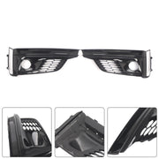 2PCS Front Bumper Fog Light Grille Cover Fit Audi A5 S5 S-Line 2018-2019