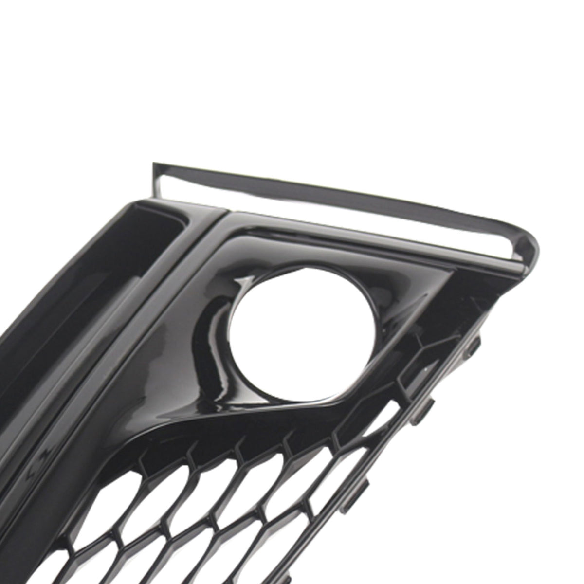 2PCS Front Bumper Fog Light Grille Cover Fit Audi A5 S5 S-Line 2018-2019