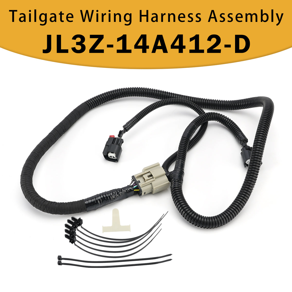 Tailgate Wiring Harness Assembly JL3Z-14A412-D for Ford F-150 2015-2020