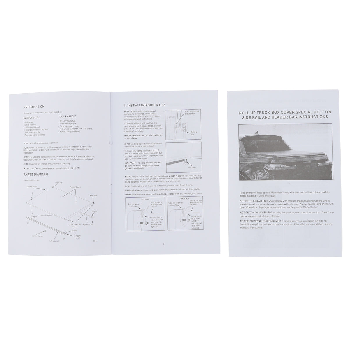 2022-2026 Hyundai Santa Cruz 4'3" Bed Rear Roll-Up Cover 22060209 Generic