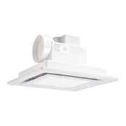 145 CFM 12" Bathroom Exhaust Fan 1.5sones Bath Fan Low Noise with Light