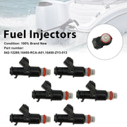 Honda Outboard 200HP BF200A5 XXCA VIN# BAEJ-1300001 to BAEJ-1399999 6PC Fuel Injectors 842-12289 16450-RCA-A01 Generic