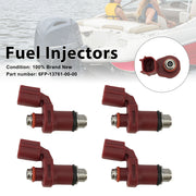 2016-2022 YAMAHA Outboard 90HP 4PC Fuel Injectors 6FP-13761-00-00 Generic