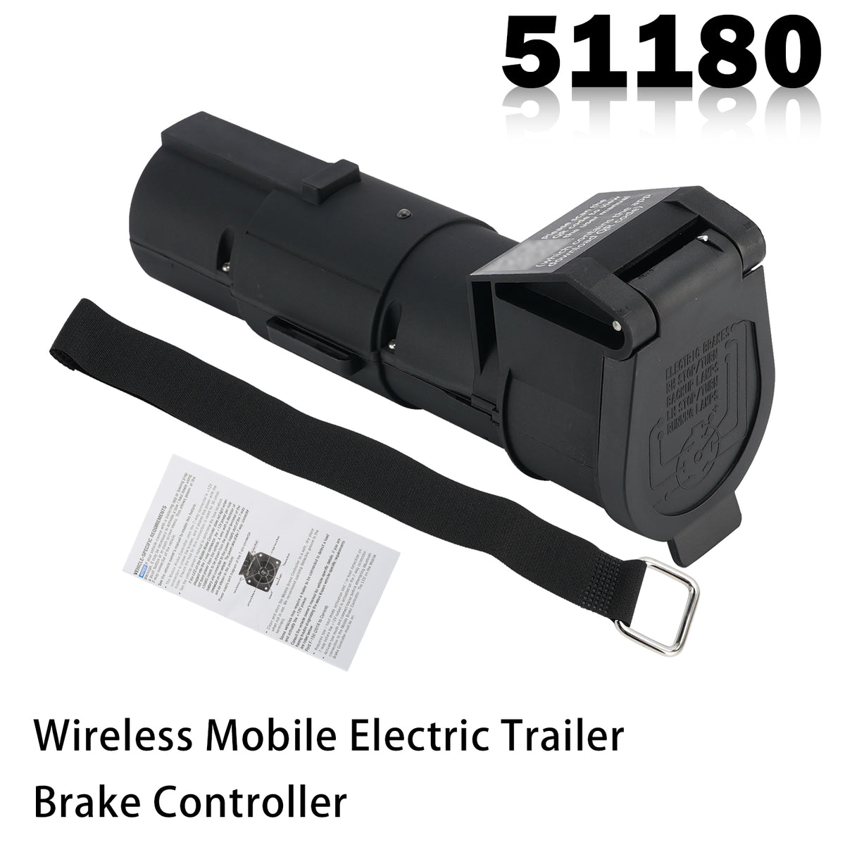 51180 Wireless Mobile Electric Trailer Brake Controller with Bluetooth-Enabled