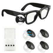 4 PC LED Light Blocking Covers for Ray-Ban Meta All Series Smart Glasses Gen1 Gen2 White
