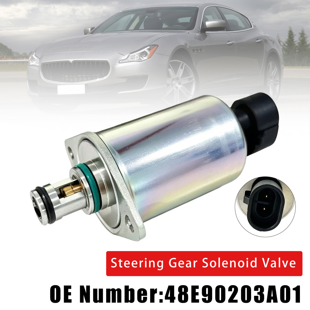 Steering Gear Solenoid Valve 48E90203A01 For Maserati Quattroporte 2014-2017