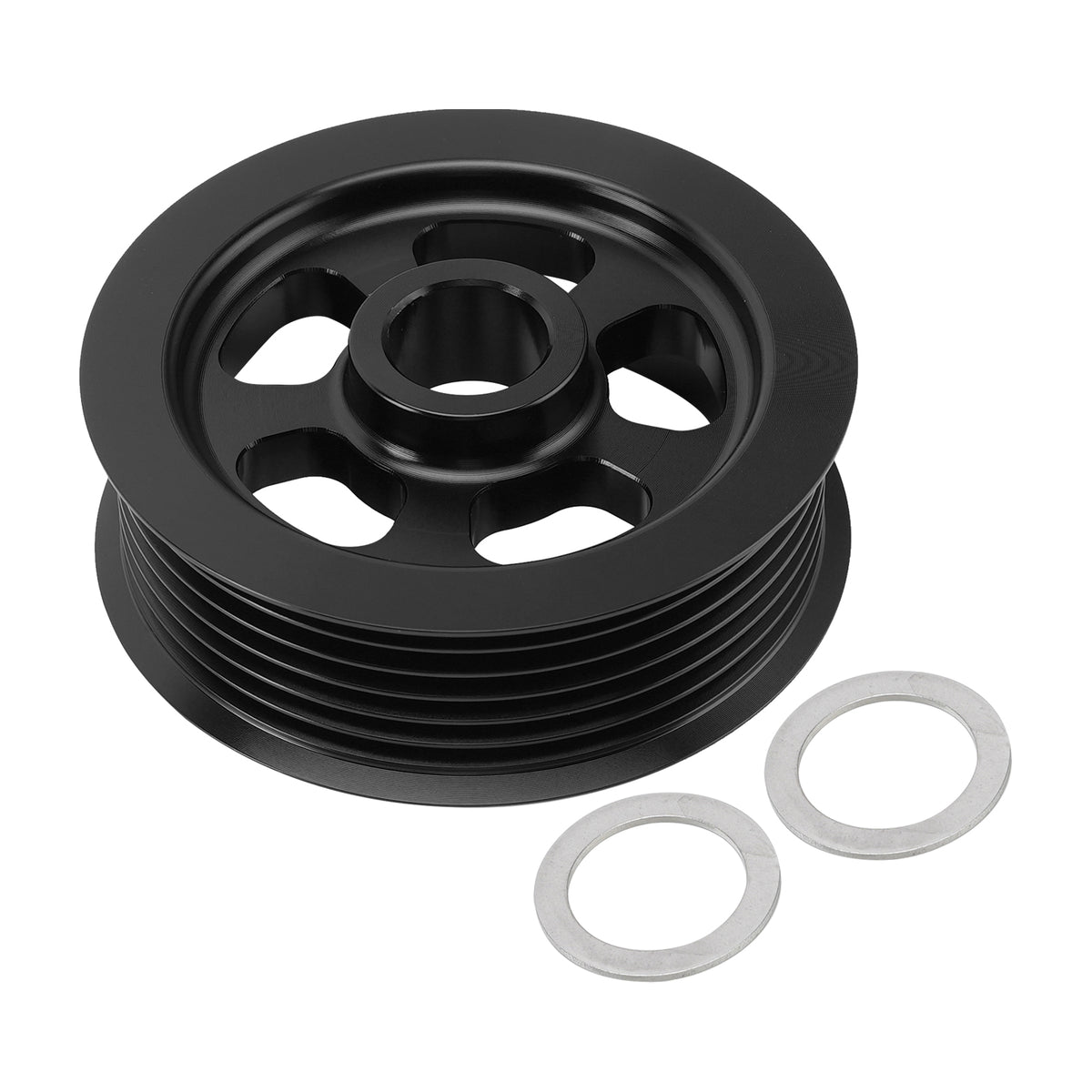 1999-2013 Truck/SUV V8 3" OD Overdrive Alternator Pulley 6 Rib Billet Aluminum Generic