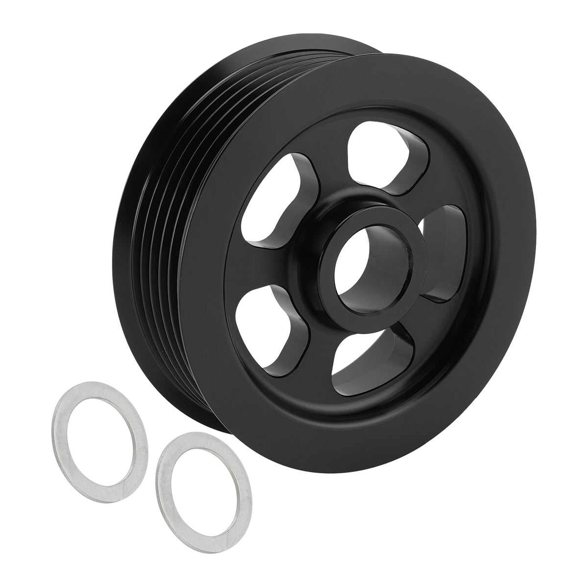 1999-2013 Truck/SUV V8 3" OD Overdrive Alternator Pulley 6 Rib Billet Aluminum Generic