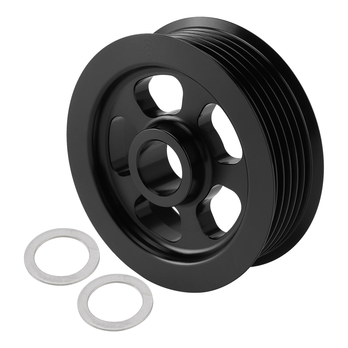 1999-2013 Truck/SUV V8 3" OD Overdrive Alternator Pulley 6 Rib Billet Aluminum Generic