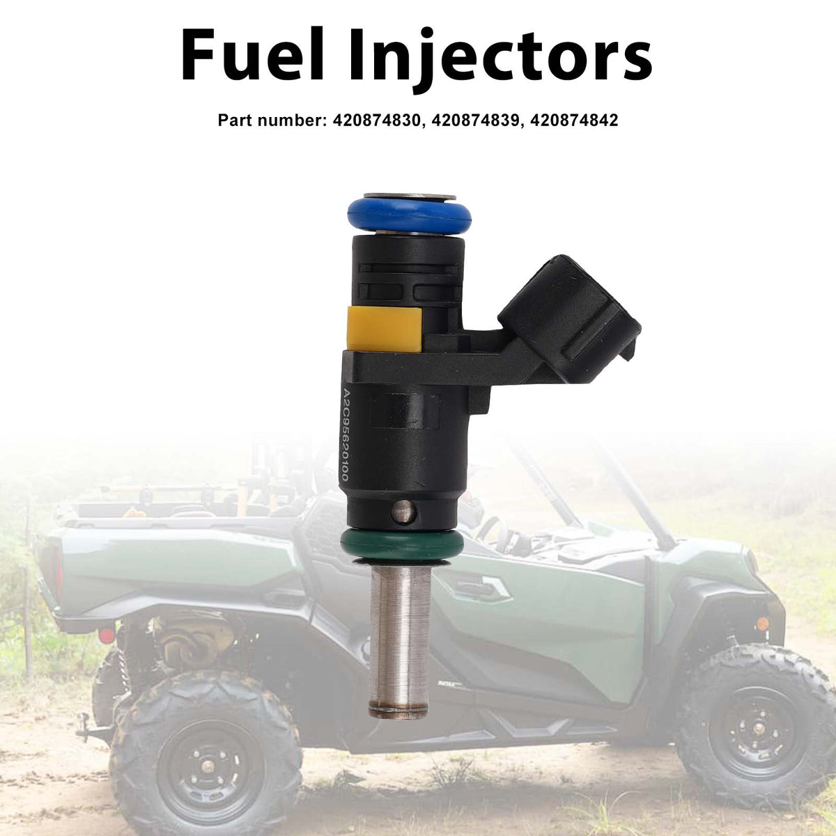 2013-2015 Outlander Max 1000 4X4 DPS EFI Fuel Injectors 420874830 420874839 Generic