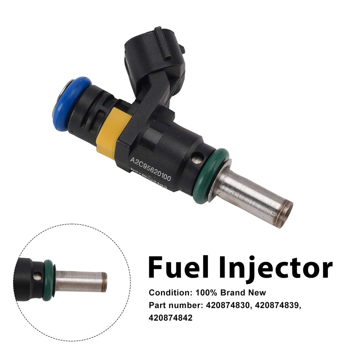 2013-2015 Outlander Max 1000 4X4 DPS EFI Fuel Injectors 420874830 420874839 Generic