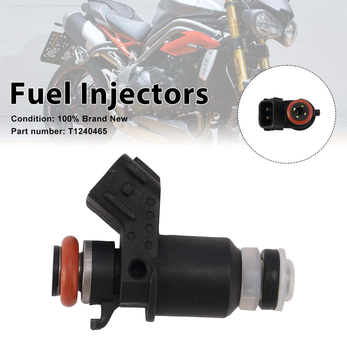 2005-2015 Triumph Speed Triple 1050 Fuel Injectors T1240465 Generic