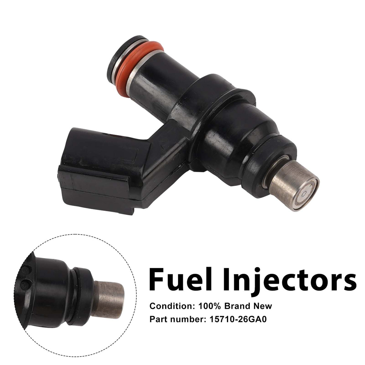 2009-2019 Suzuki TU250 TU250X (need 1pc) Fuel Injectors 15710-26GA0 Generic