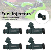 2010 Kawasaki Ninja ZX-6R - ZX600RAF 4PC Fuel Injectors 49033-0013 Generic