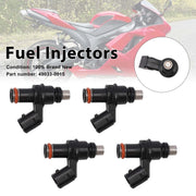 2011 Kawasaki NINJA ZX-6R (ZX600RBF) 4PC Fuel Injectors 49033-0015 Generic