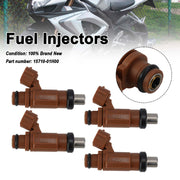 4PC Fuel Injectors 15710-01H00 For SUZUKI GSXR600 GSXR750 2006-2007