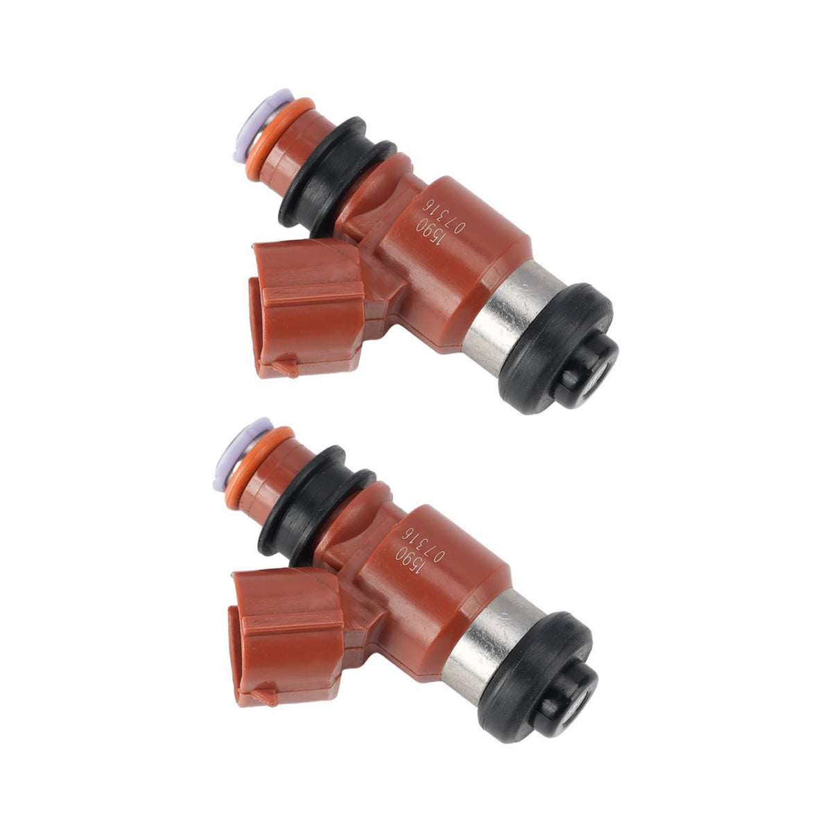 2PC Fuel Injectors 16450-MFR-671 For Honda VT1300 2010-2025