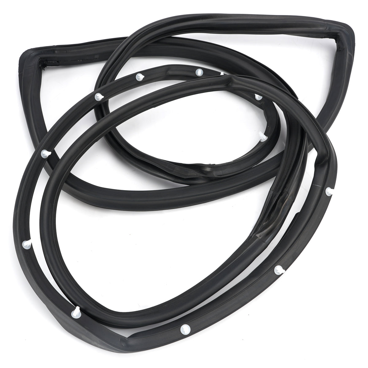 4Pcs Door Weatherstrip For Toyota Land Cruiser Fj80 Fzj80 Hzj81 Hdj80 1990-1998