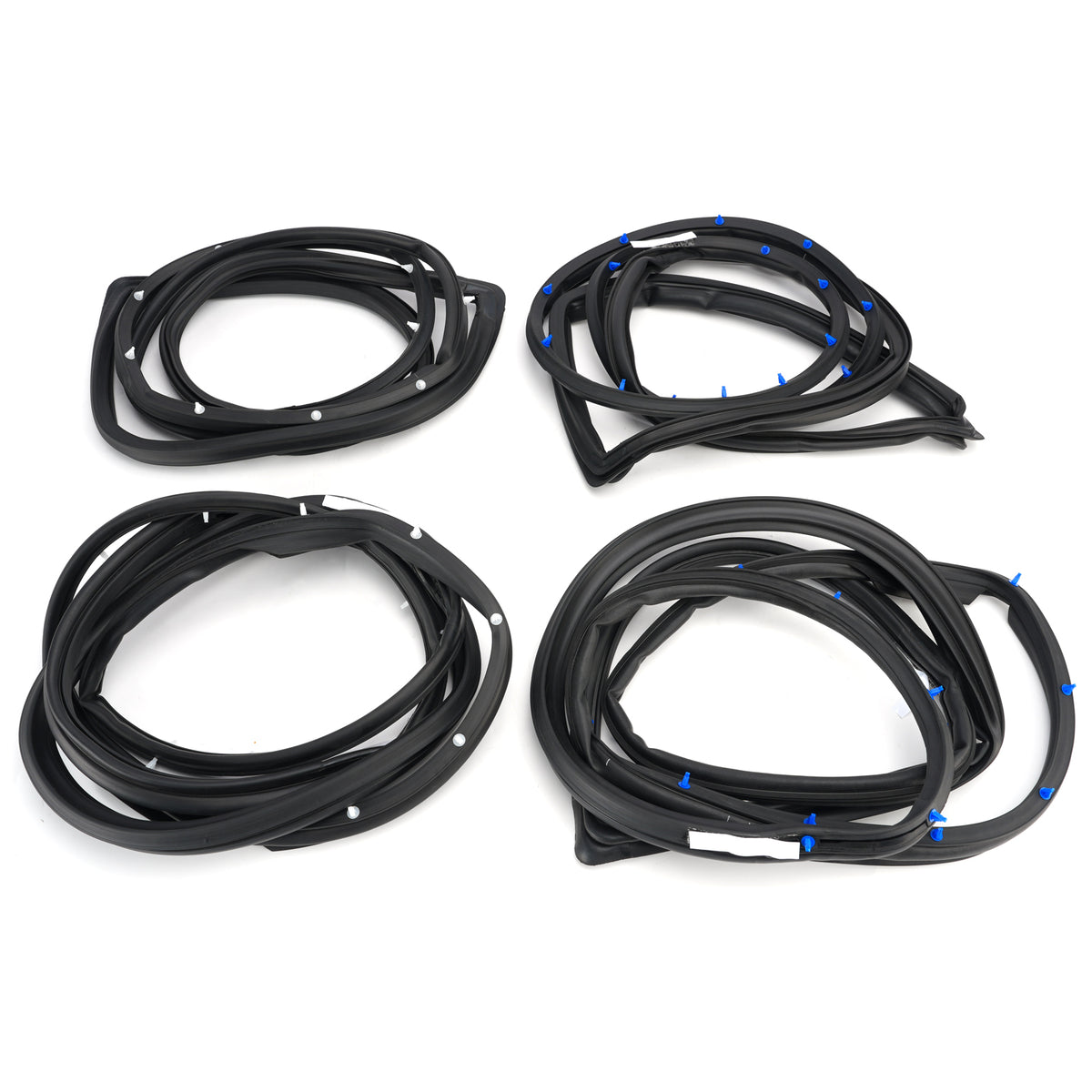 4Pcs Door Weatherstrip For Toyota Land Cruiser Fj80 Fzj80 Hzj81 Hdj80 1990-1998