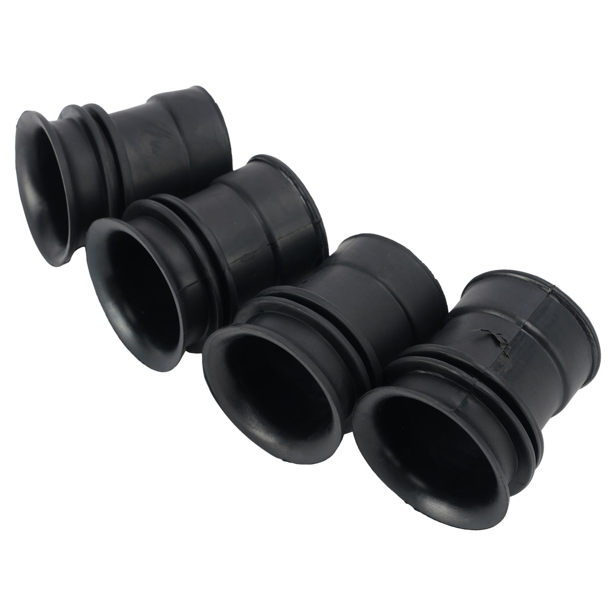 4x Air Box Rubber Adapter Boot Set For Kawasaki KZ900 KZ1000 KZ1000K LTD Z1 Z1R