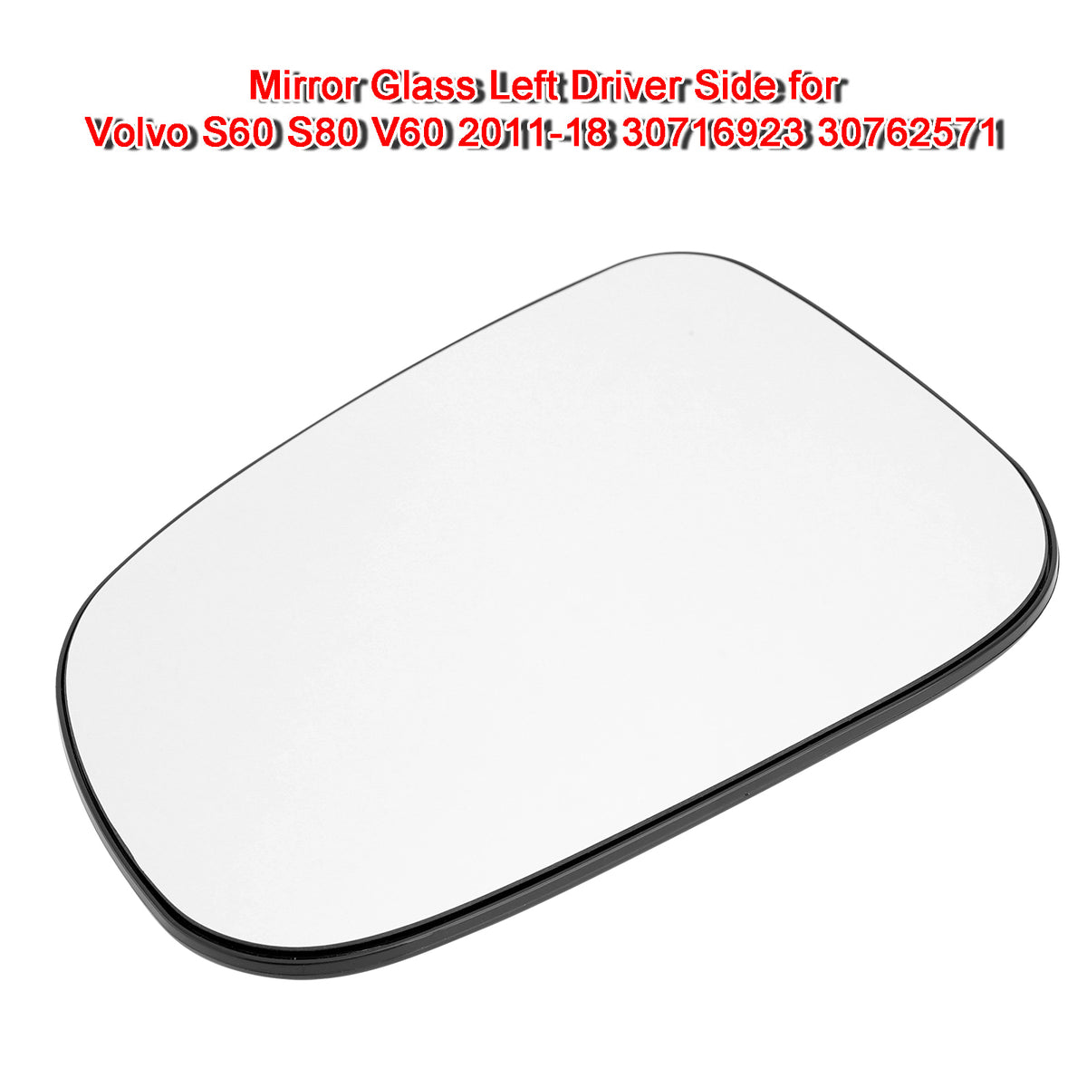 2013-2019 Volvo V40 Mirror Glass Left Driver Side 30716923 30762571 Generic