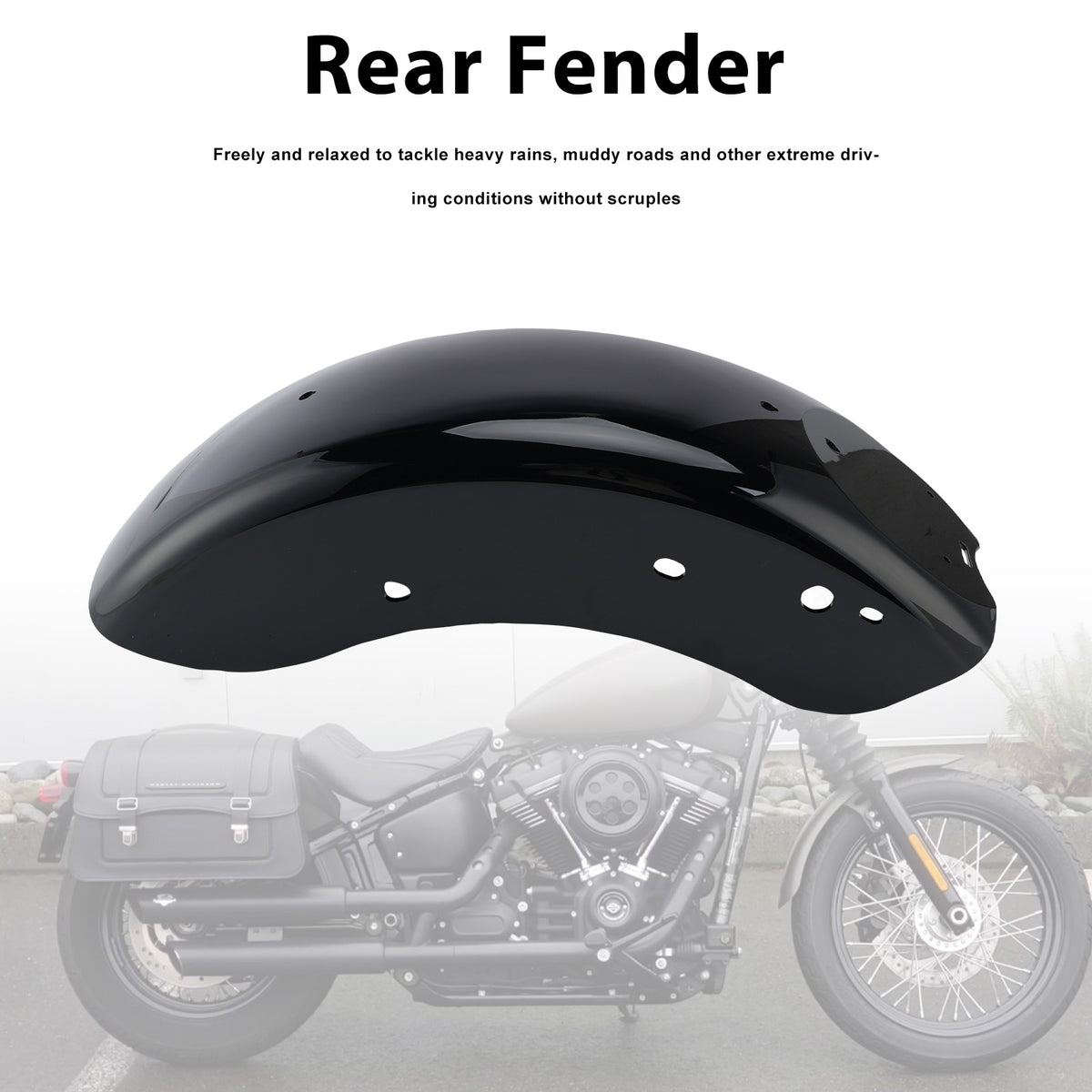 Rear Fender for Softail Slim FLSL Standard FXBB FXBBS FXST 2018-2026
