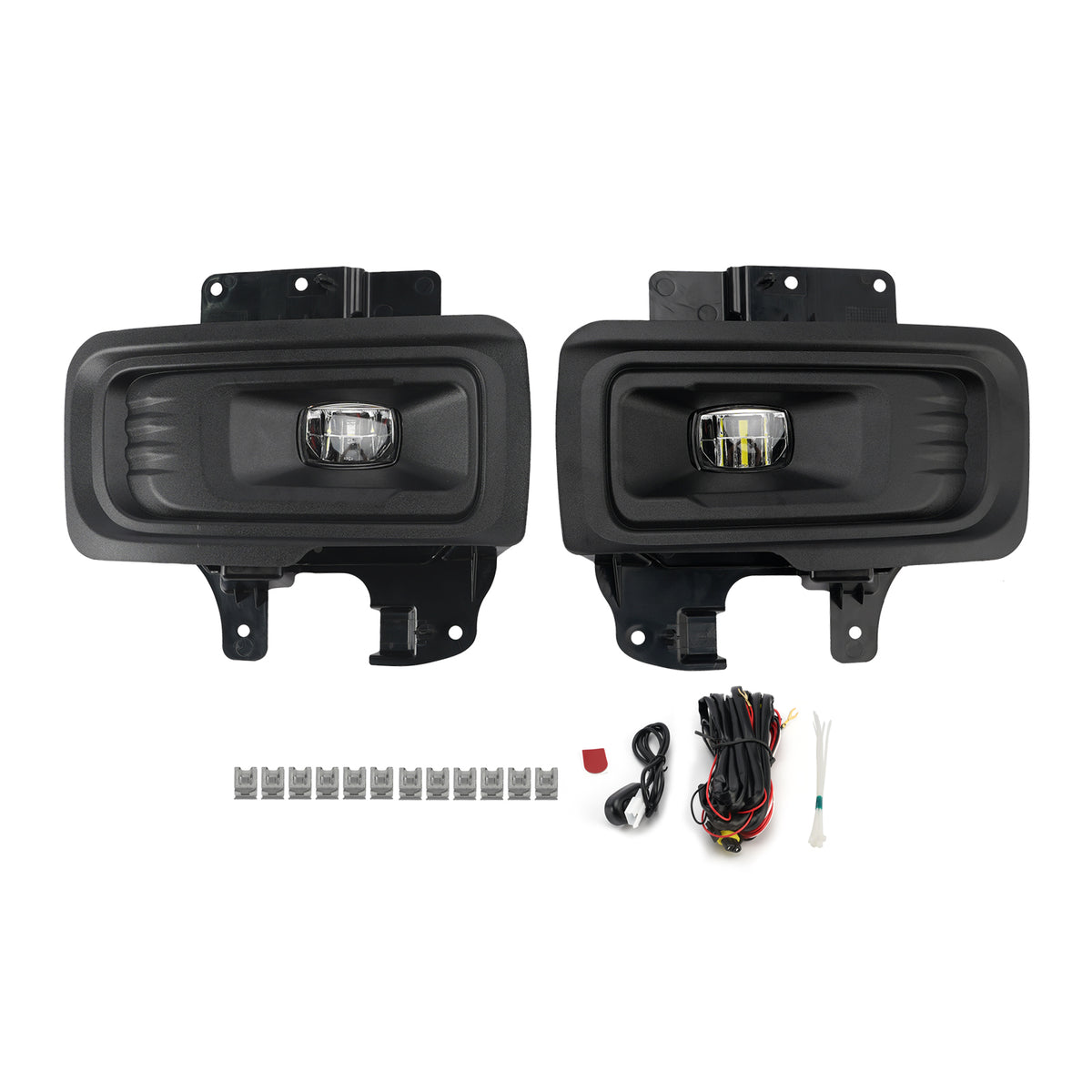 LED Fog Light Switch Bezel Wire Bracket Kits For Ford F150 STX XL XLT 2024-2025