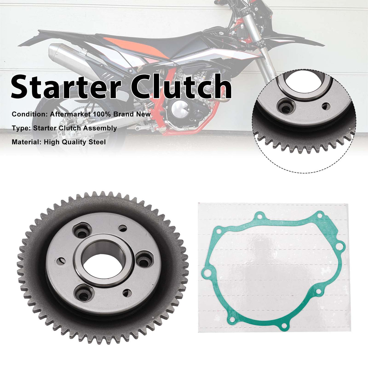 One Way Starter Clutch 021.07.011.00.00 For Beta RR 125 LC 4T 2013-2021