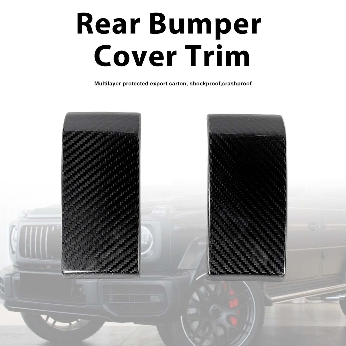 Carbon Fiber Rear Bumper Cover Fit Mercedes Benz G-Class W464 W463A 2019-2023