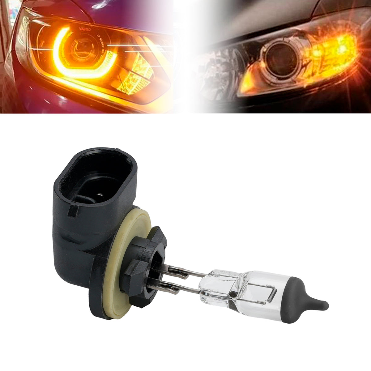 Car Light Halogen Headlight Bulb 881 H27W/2 12V 27W PGJ13 For HELLA 008 991-031