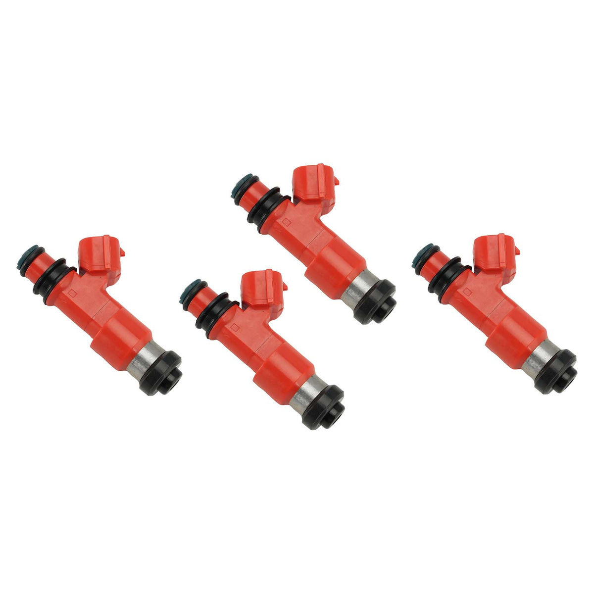 4PC 15710-65J00 Fuel Injectors 16450-MCW-004 For Honda VFR800 02-09