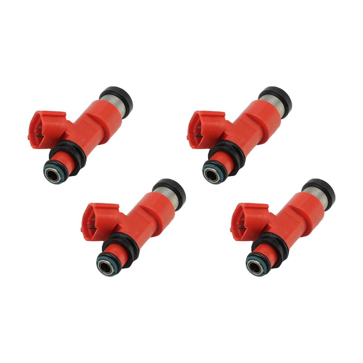 4PC 15710-65J00 Fuel Injectors 16450-MCW-004 For Honda VFR800 02-09