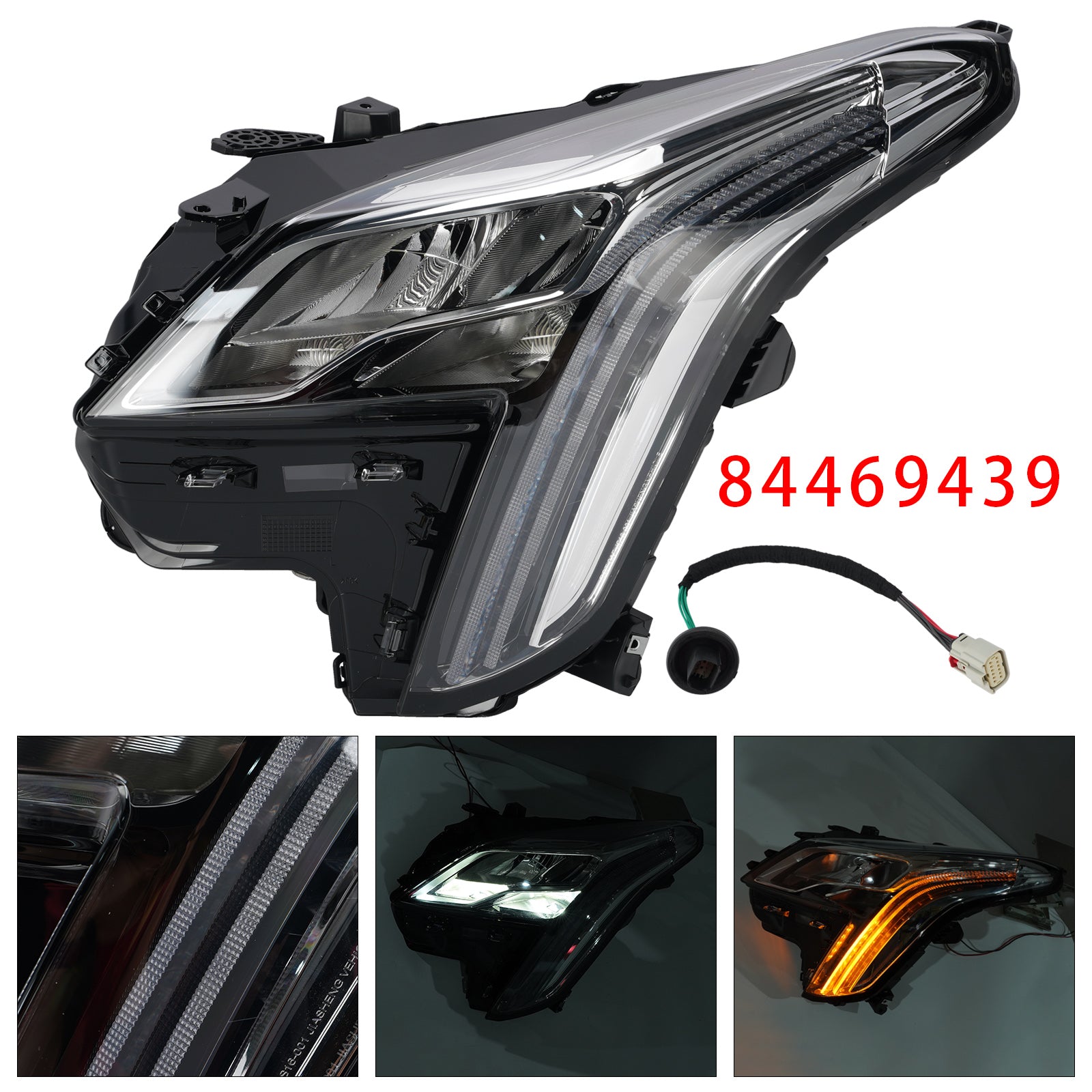 Left LED Headlight 84469439 For Cadillac XTS 2018-2019