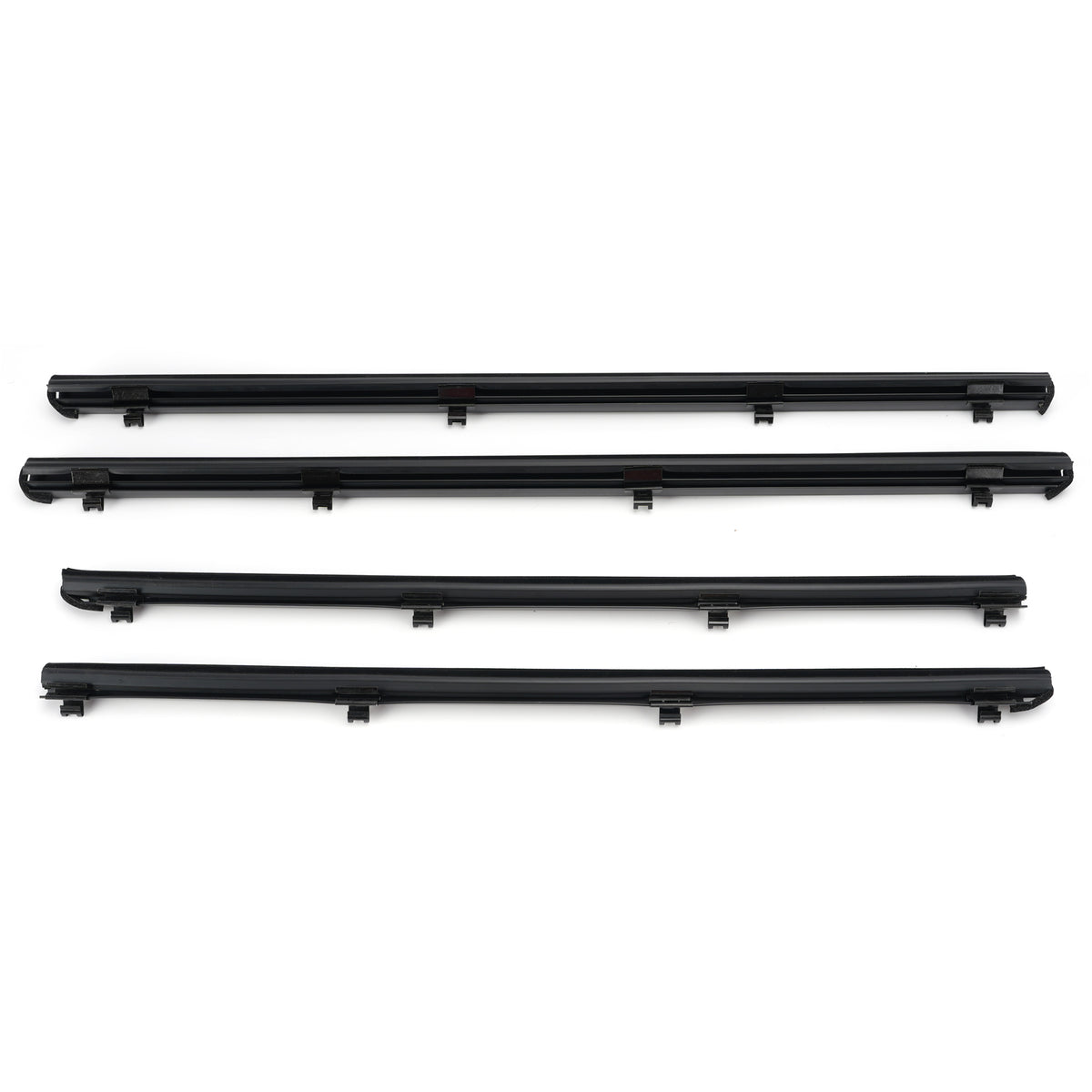 2010-2015 Lexus RX350(GGL10/GGL15) 4Pcs Inner Door Glass Weatherstrip 68171-48050 68172-48050 Generic