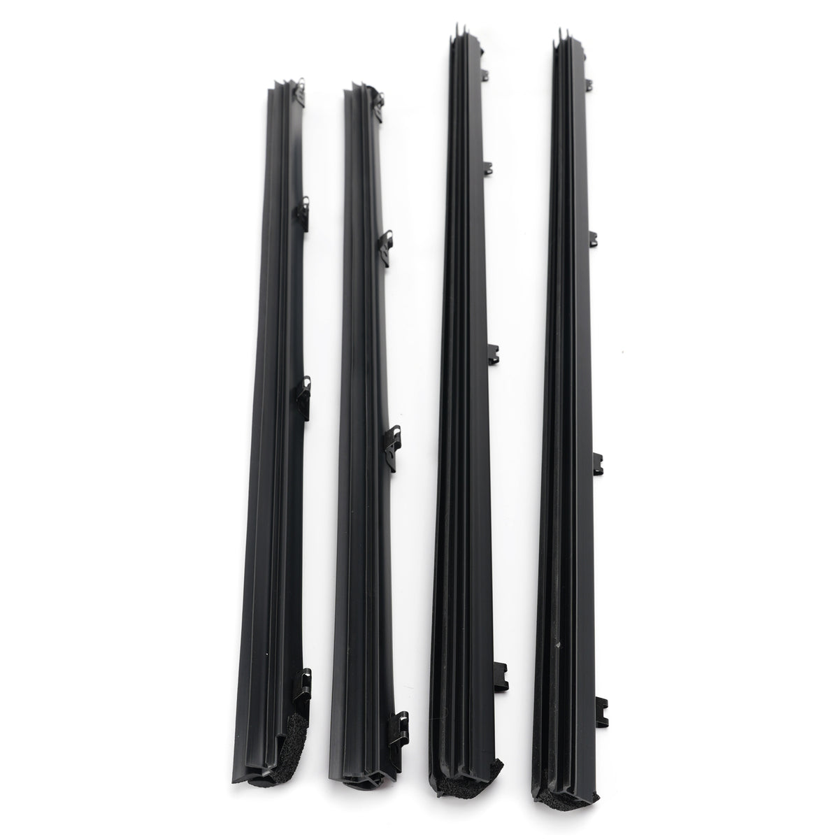 2010-2015 Lexus RX350(GGL10/GGL15) 4Pcs Inner Door Glass Weatherstrip 68171-48050 68172-48050 Generic