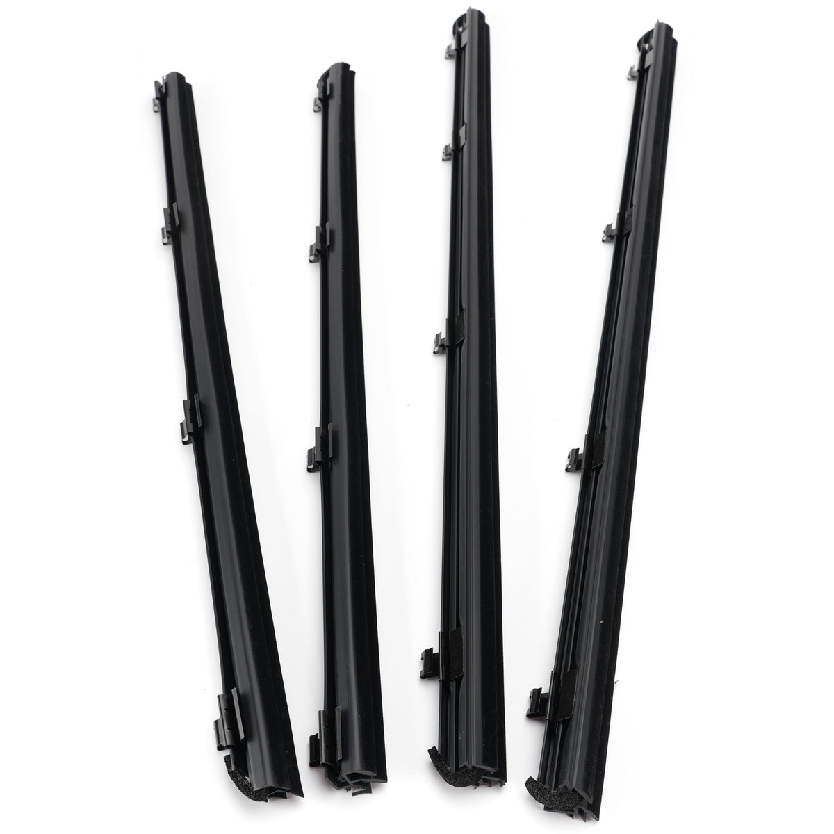 2010-2015 Lexus RX350(GGL10/GGL15) 4Pcs Inner Door Glass Weatherstrip 68171-48050 68172-48050 Generic