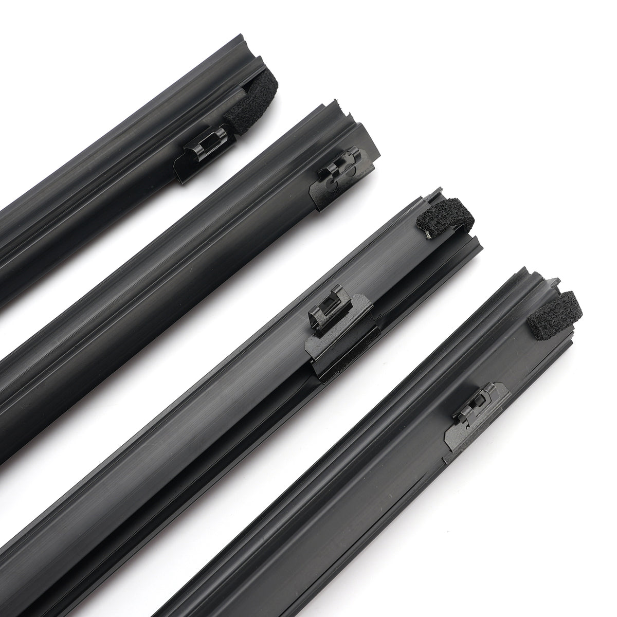 2010-2015 Lexus RX350(GGL10/GGL15) 4Pcs Inner Door Glass Weatherstrip 68171-48050 68172-48050 Generic