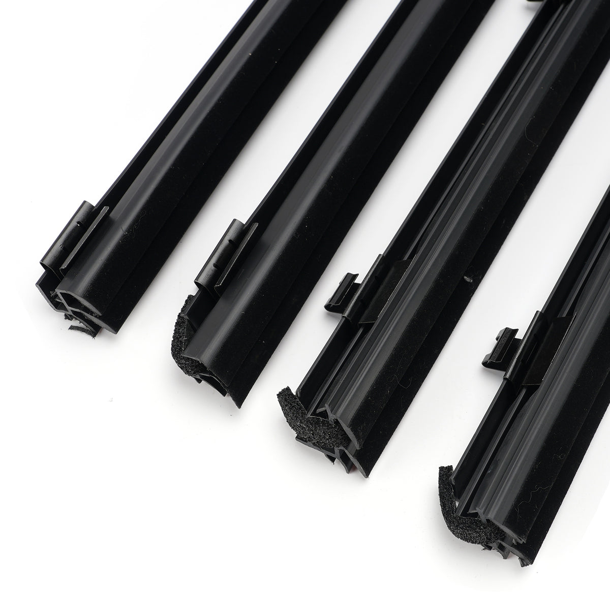2010-2015 Lexus RX350(GGL10/GGL15) 4Pcs Inner Door Glass Weatherstrip 68171-48050 68172-48050 Generic