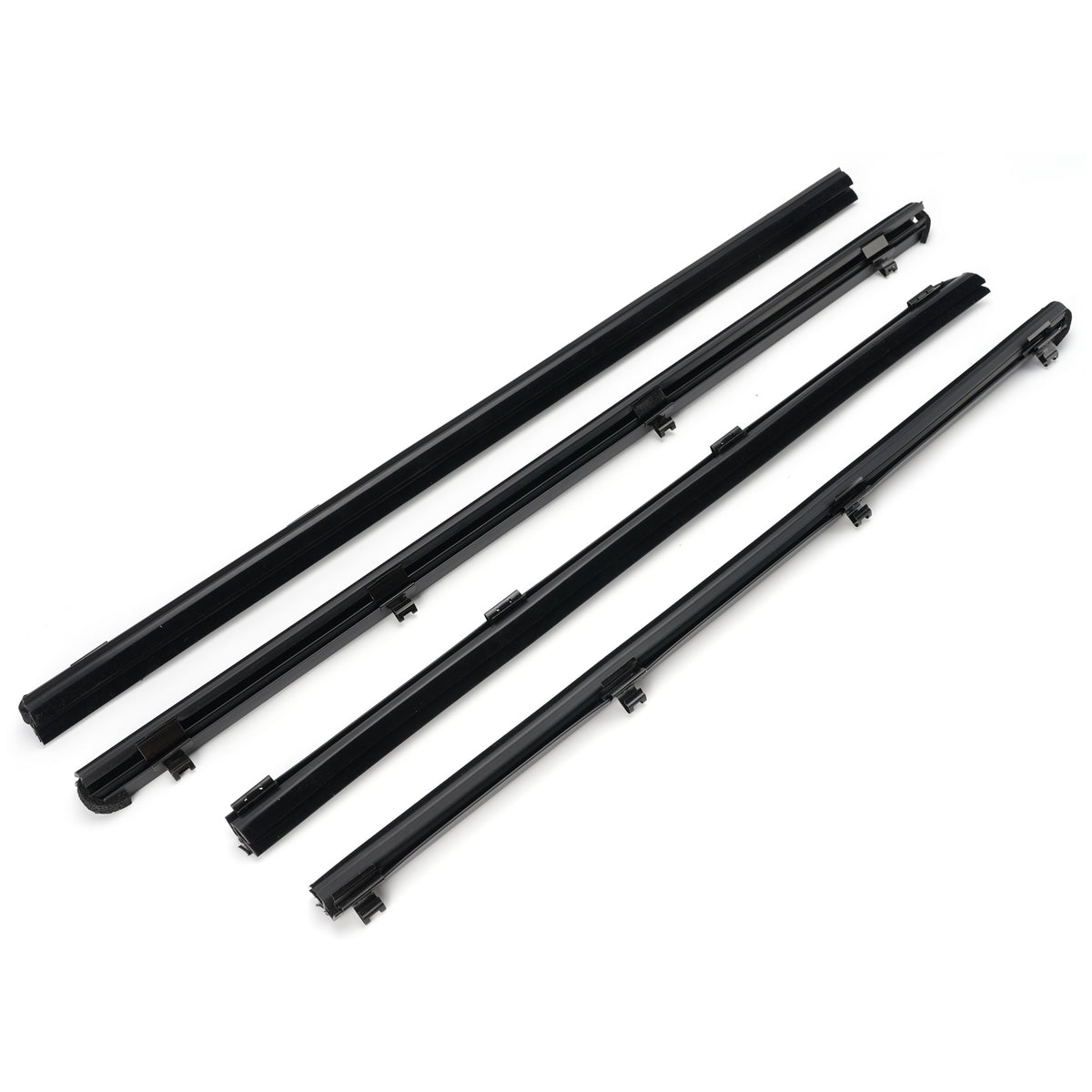 2010-2015 Lexus RX350(GGL10/GGL15) 4Pcs Inner Door Glass Weatherstrip 68171-48050 68172-48050 Generic