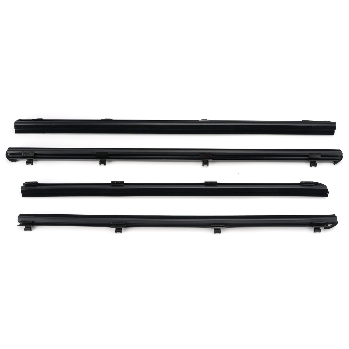 2010-2015 Lexus RX350(GGL10/GGL15) 4Pcs Inner Door Glass Weatherstrip 68171-48050 68172-48050 Generic