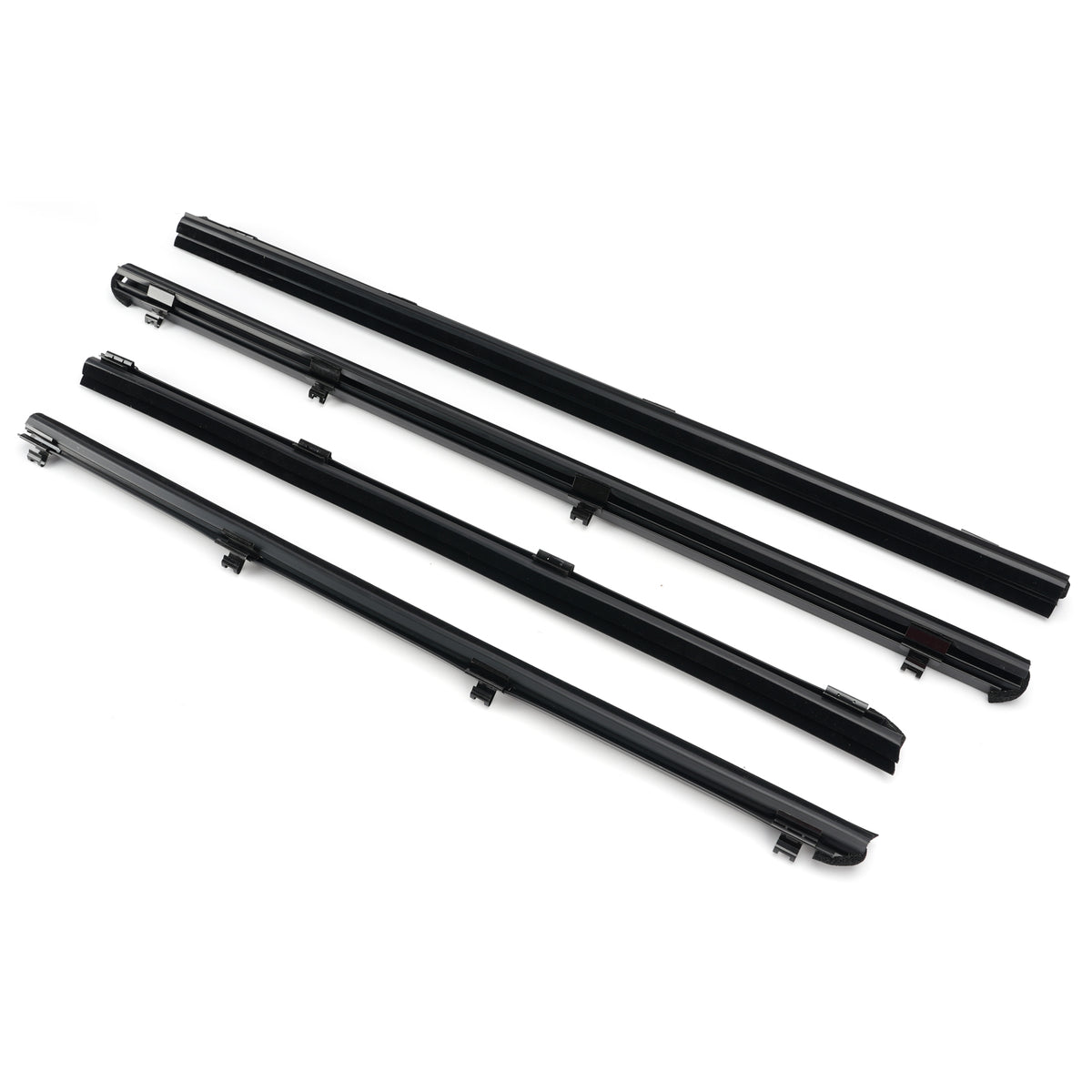 2010-2015 Lexus RX350(GGL10/GGL15) 4Pcs Inner Door Glass Weatherstrip 68171-48050 68172-48050 Generic