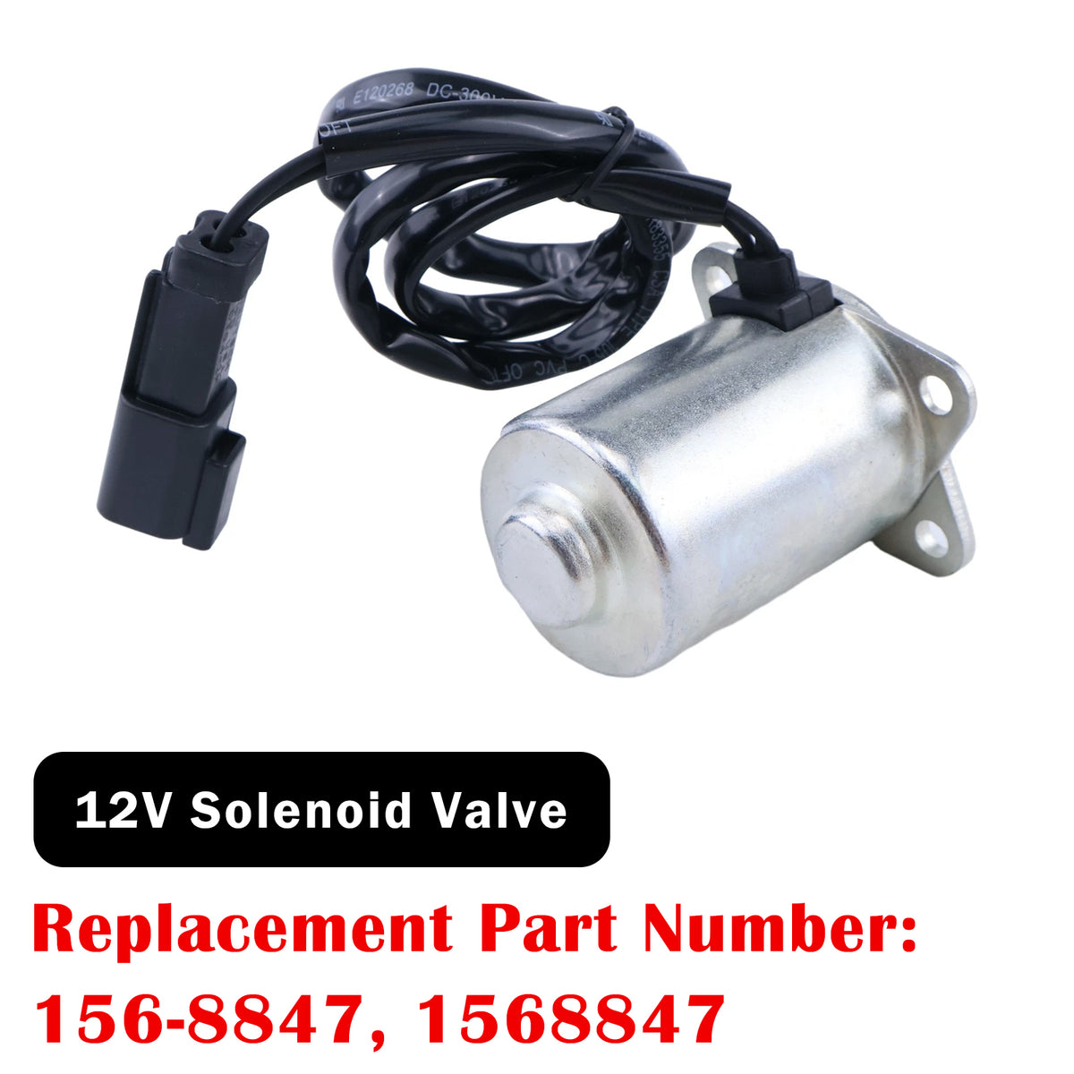 Mitsubishi Engine S3L2 12V Swing Solenoid Valve CA1568847 156-8847 Generic