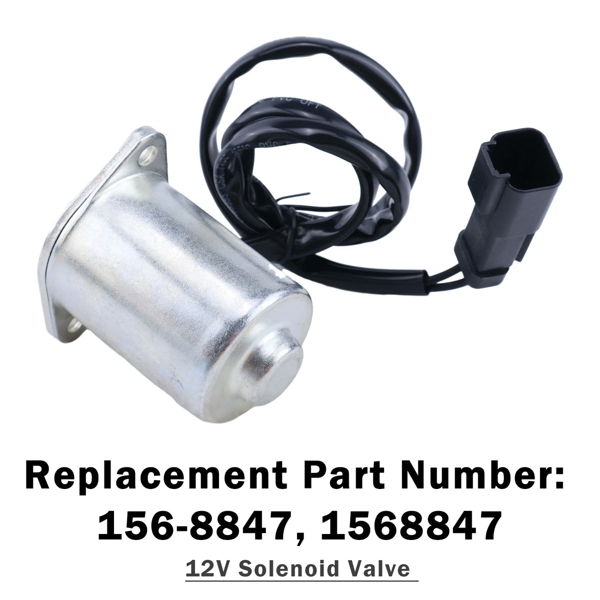 Mitsubishi Engine S3L2 12V Swing Solenoid Valve CA1568847 156-8847 Generic