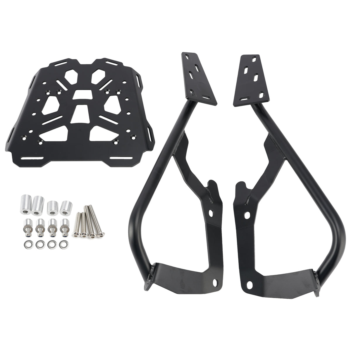 Black Rear Luggage Cargo Rack For Tiger Sport 660 2022 2023 2024 2025