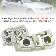 Rear Right Bulb Holder Socket For BMW 3 Series E90(Sedan) 2005-2008(PRE-LCI)