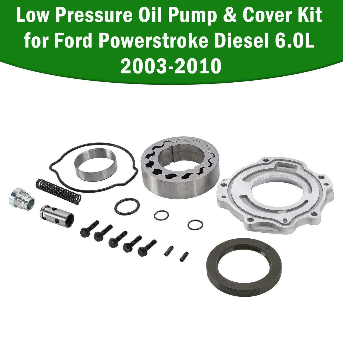 Low Pressure Oil Pump & Cover Kit for Ford Powerstroke Diesel 6.0L 2003-2010