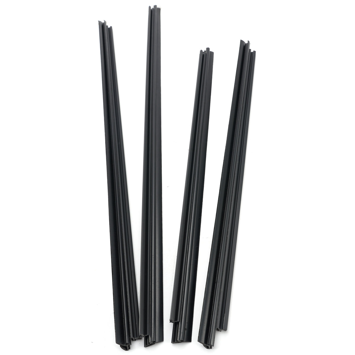 4Pcs Inner Door Window Glass Weatherstrip For Toyota Corolla 2009-2013