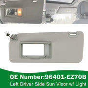 Left Driver Side Sun Visor w/ Light 96401-EZ70B For Nissan Titan 2004-2024