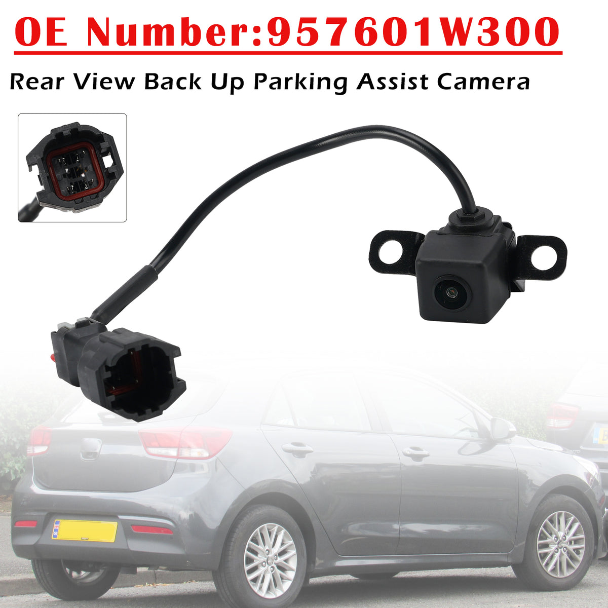 Rear View Back Up Parking Camera For Kia Rio L4 1.6L Hatchback 2012-2017