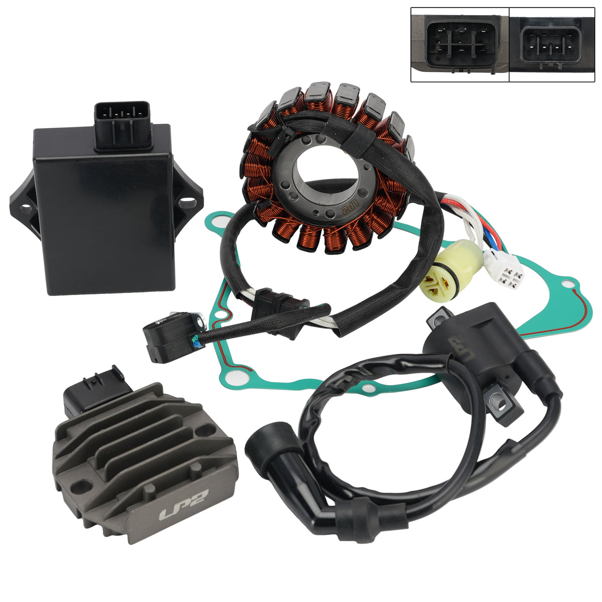 Stator Regulator CDI Box Ignition Coil For Yamaha Bear Tracker 250 YFM250X 01-04